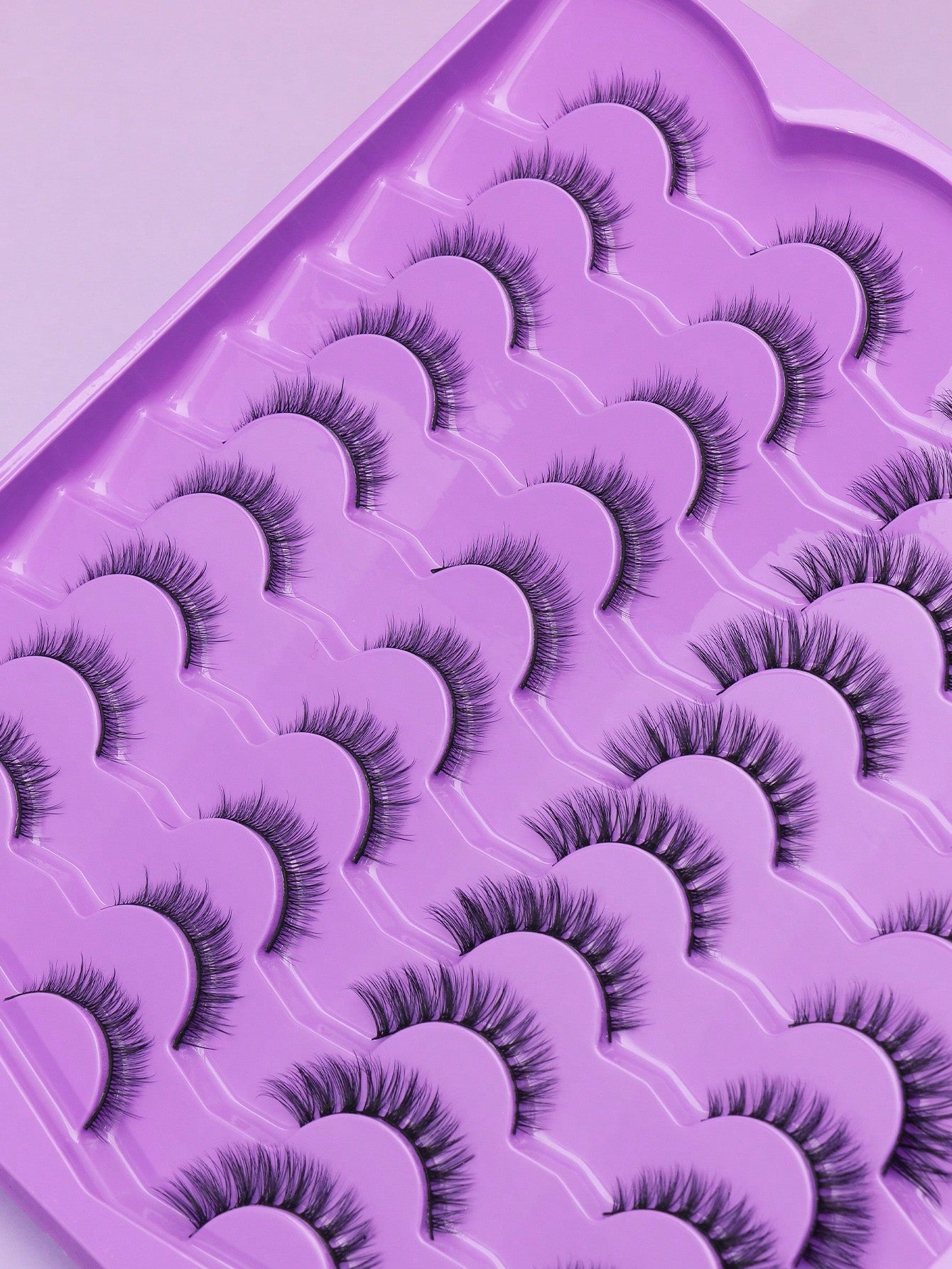 20 Pairs Short 3D Faux Mink Lashes,Cat Eye Style, Natural Look, Eyelash Extensions, A Combination Of Thick And Curled Styles, Soft And Comfortable, Suitable For Daily Dates And Makeup Simulations, Re