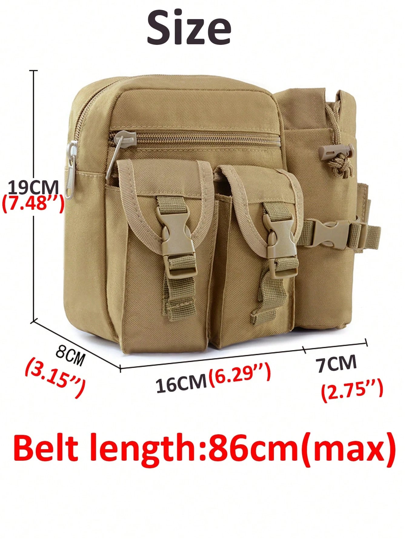 2025 Nylon Casual Fanny Pack For Men, New Sports Waist Bag, Minimalist & Versatile Design Belt Bag For Men Pouch Phone Bag, Valentines Gifts, Thigh Bag, Camping, Holiday Essential, Camping, Hiking Ba