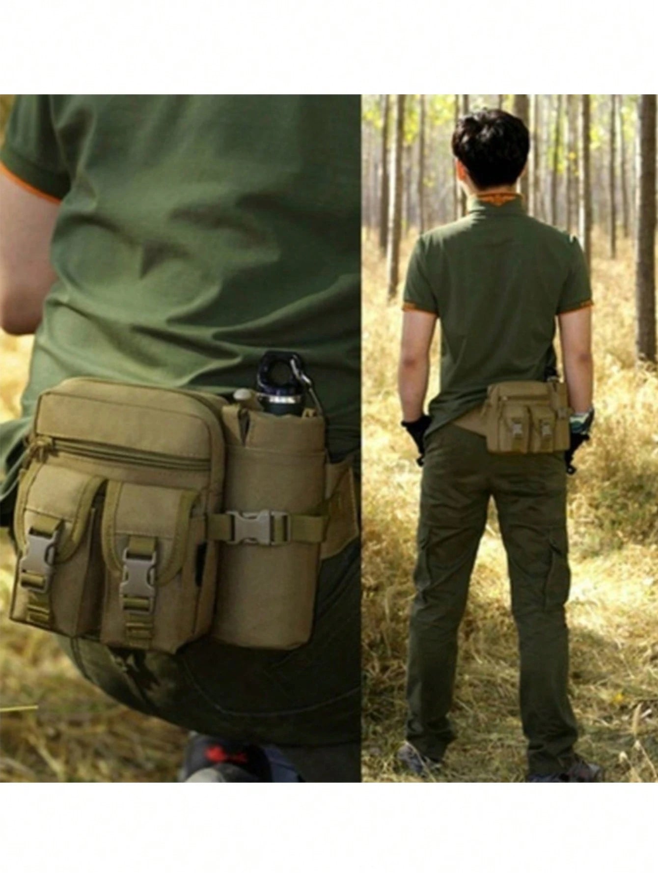 2025 Nylon Casual Fanny Pack For Men, New Sports Waist Bag, Minimalist & Versatile Design Belt Bag For Men Pouch Phone Bag, Valentines Gifts, Thigh Bag, Camping, Holiday Essential, Camping, Hiking Ba