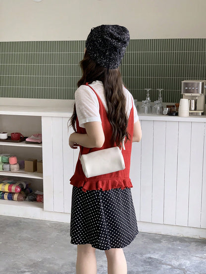 2026 New Cute Mini Crossbody Bag, Women's Shoulder Bag, Bowling Bag, Fashionable And Simple Commuting Bag, Daily Travel Charm Versatile Small Bag