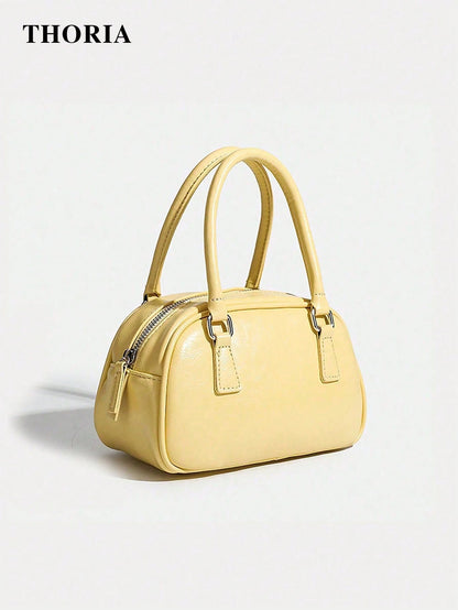 2026 New Cute Mini Crossbody Bag, Women's Shoulder Bag, Bowling Bag, Fashionable And Simple Commuting Bag, Daily Travel Charm Versatile Small Bag