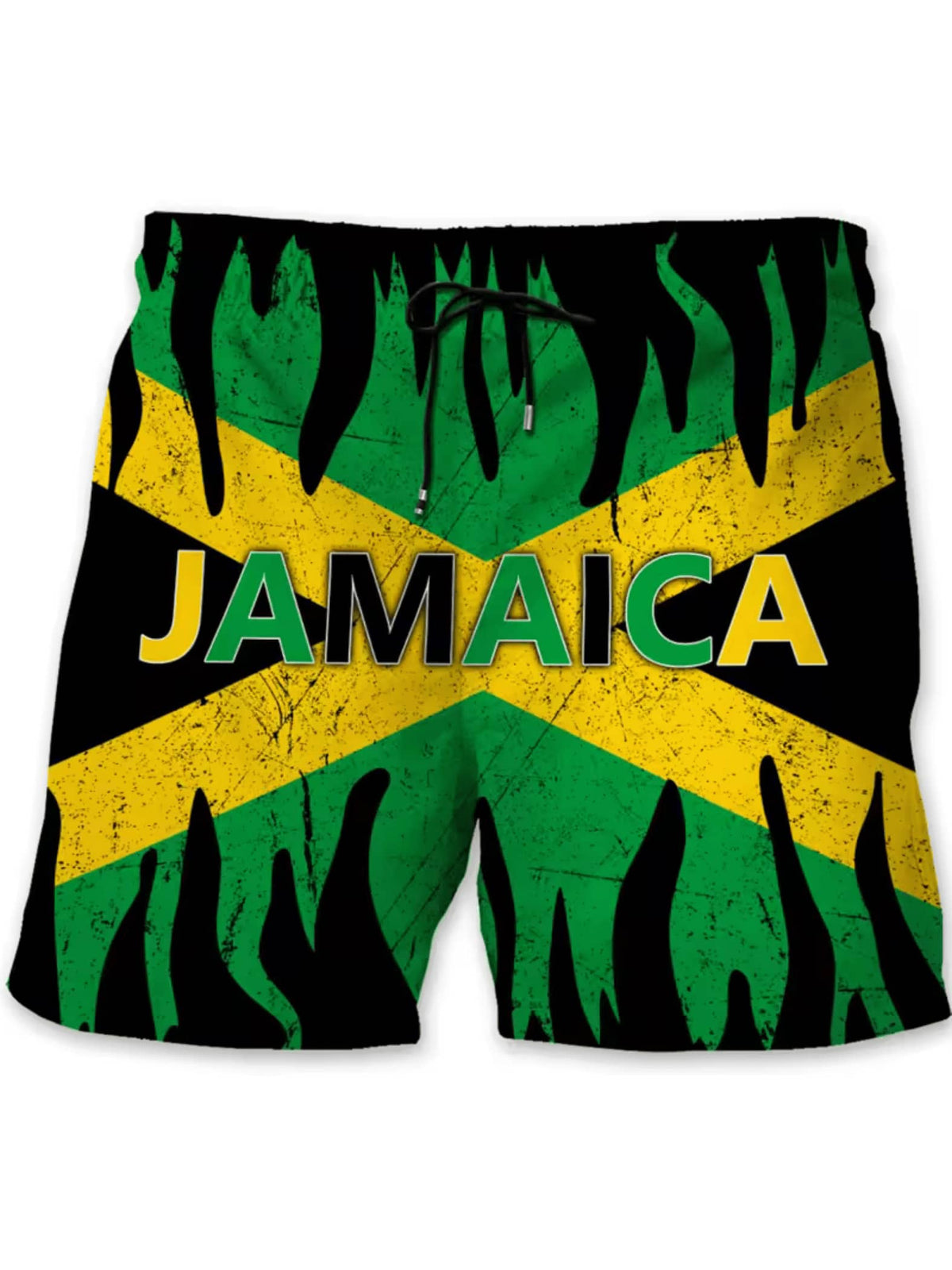 2026 New Jamaica Flag Design Featuring Vibrant Tropical Colors Symbolizing The Caribbean Heritage With Bold Flames For An Energetic Look,Free Shipping