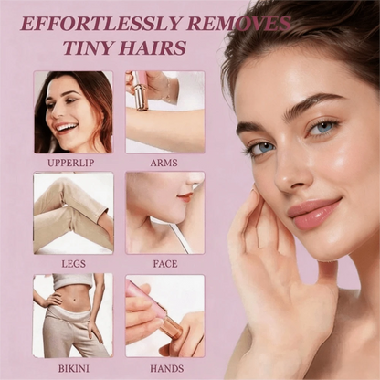 2026 New Women Electric Facial Hair Remover, Gentle Painless Mini Shaver With LED Light, Portable Travel Hair Trimmer, Convenient Daily Grooming Tool, Practical Holiday Gift Choice