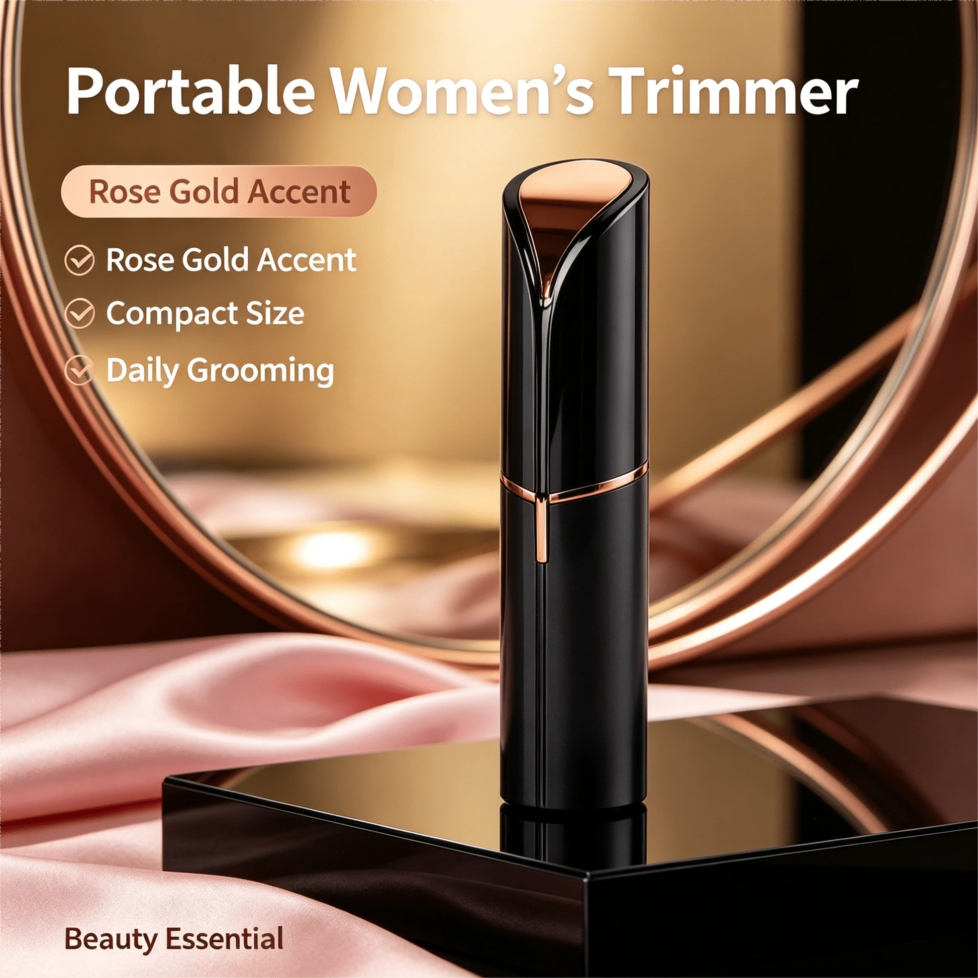 2026 New Women Electric Facial Hair Remover, Gentle Painless Mini Shaver With LED Light, Portable Travel Hair Trimmer, Convenient Daily Grooming Tool, Practical Holiday Gift Choice