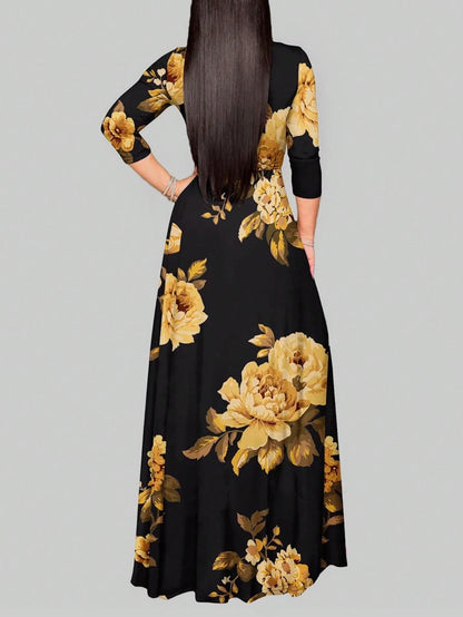 2026 Women's V-Neck Cinched Waist Slim Fit Dress, Spring/Summer Milk Silk Lightweight Elegant