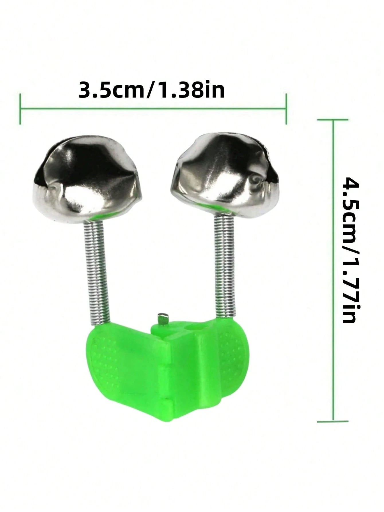 20pcs Dual Bell Fishing Alarm- Use Rod Tip Clip And Bait Alarm To Ensure Your Catch