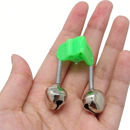 20pcs Dual Bell Fishing Alarm- Use Rod Tip Clip And Bait Alarm To Ensure Your Catch