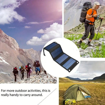 20WPortable Foldable Solar Panel; USB Charger- Lightweight, Emergency Power For Hiking, Camping, Backpacking & Cycling Solar Panel Charger Solar Battery Charger Guidelines For The Use Of Solar Panels