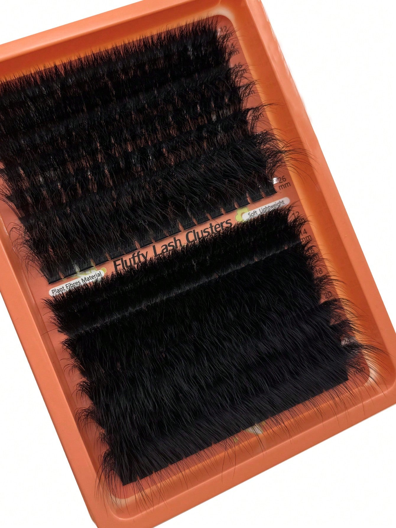 256PCS Individual Clusters Eyelash Extensions Mega Soft & Voume Fluffy 100D+200D Cluster Eyelash Extensions 3D Effect 12-26MM Fluffy Lash Extension DD Curl Individual Lashes Cluster Lashes DIY At Home