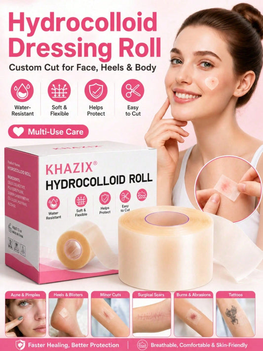 2In*5ft Body Gel Scar Patch, Transparent Invisible Design To Cover Blemishes, Portable And Easy To Use, Hydrocolloid Scar Patch, Hydrocolloid Dressing Roll, Cuttable, Wound Dust-Proof, Waterproof, Car
