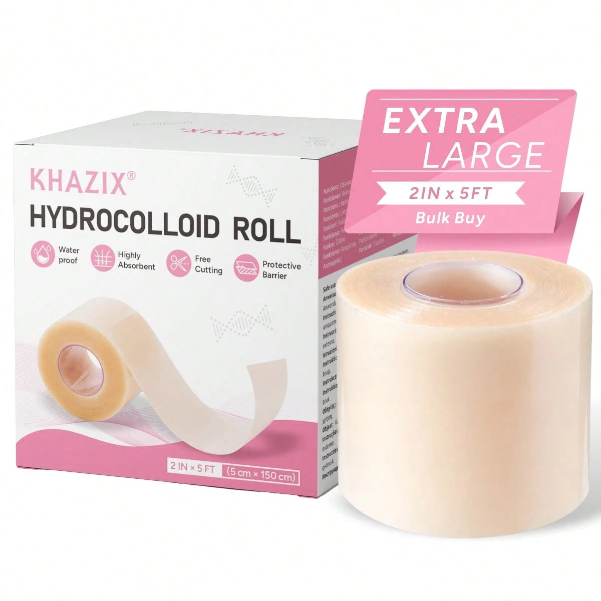 2In*5ft Body Gel Scar Patch, Transparent Invisible Design To Cover Blemishes, Portable And Easy To Use, Hydrocolloid Scar Patch, Hydrocolloid Dressing Roll, Cuttable, Wound Dust-Proof, Waterproof, Car