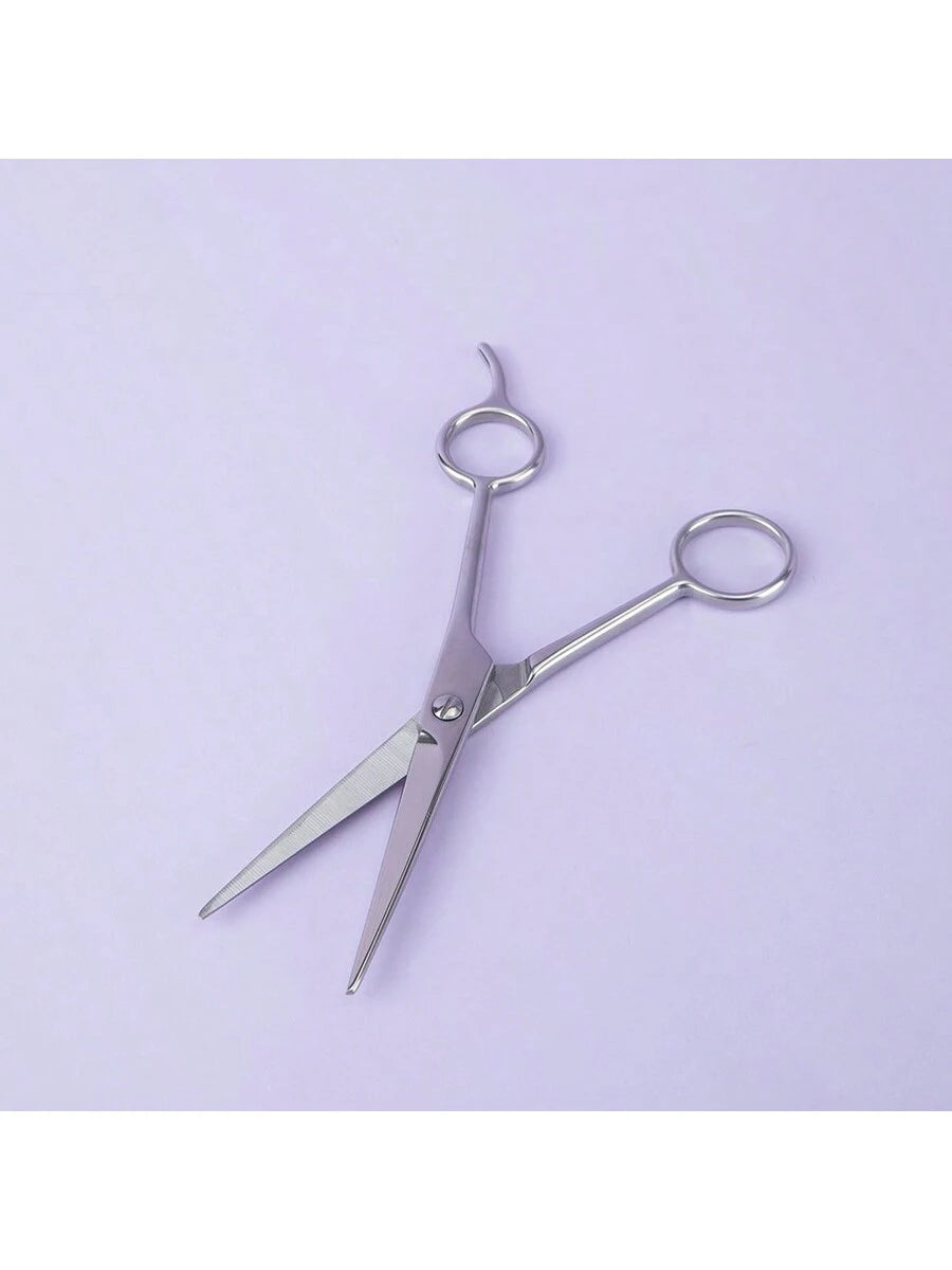 2pcs/1pc Professional Hair Cutting Scissors- Stainless Steel Professional Hair Cutting Scissors- Total Lengths 7/6.5/6/5.5 Inches- Unisex Razor Blade Hair Cutting Scissors- High Quality Hair Cutti