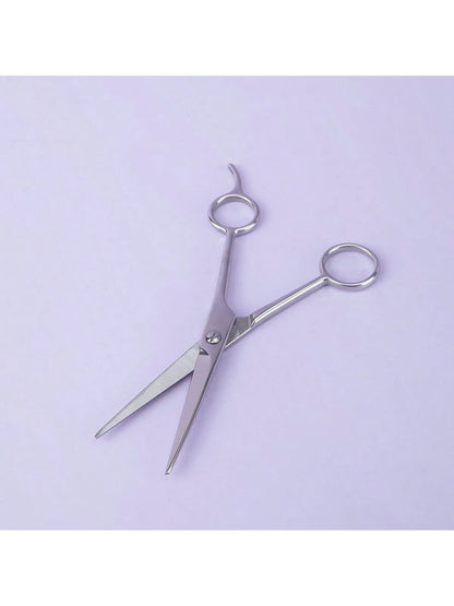 2pcs/1pc Professional Hair Cutting Scissors- Stainless Steel Professional Hair Cutting Scissors- Total Lengths 7/6.5/6/5.5 Inches- Unisex Razor Blade Hair Cutting Scissors- High Quality Hair Cutti