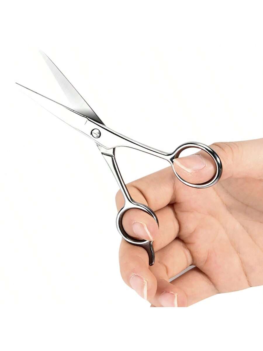 2pcs/1pc Professional Hair Cutting Scissors- Stainless Steel Professional Hair Cutting Scissors- Total Lengths 7/6.5/6/5.5 Inches- Unisex Razor Blade Hair Cutting Scissors- High Quality Hair Cutti