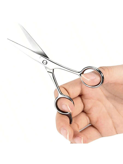 2pcs/1pc Professional Hair Cutting Scissors- Stainless Steel Professional Hair Cutting Scissors- Total Lengths 7/6.5/6/5.5 Inches- Unisex Razor Blade Hair Cutting Scissors- High Quality Hair Cutti