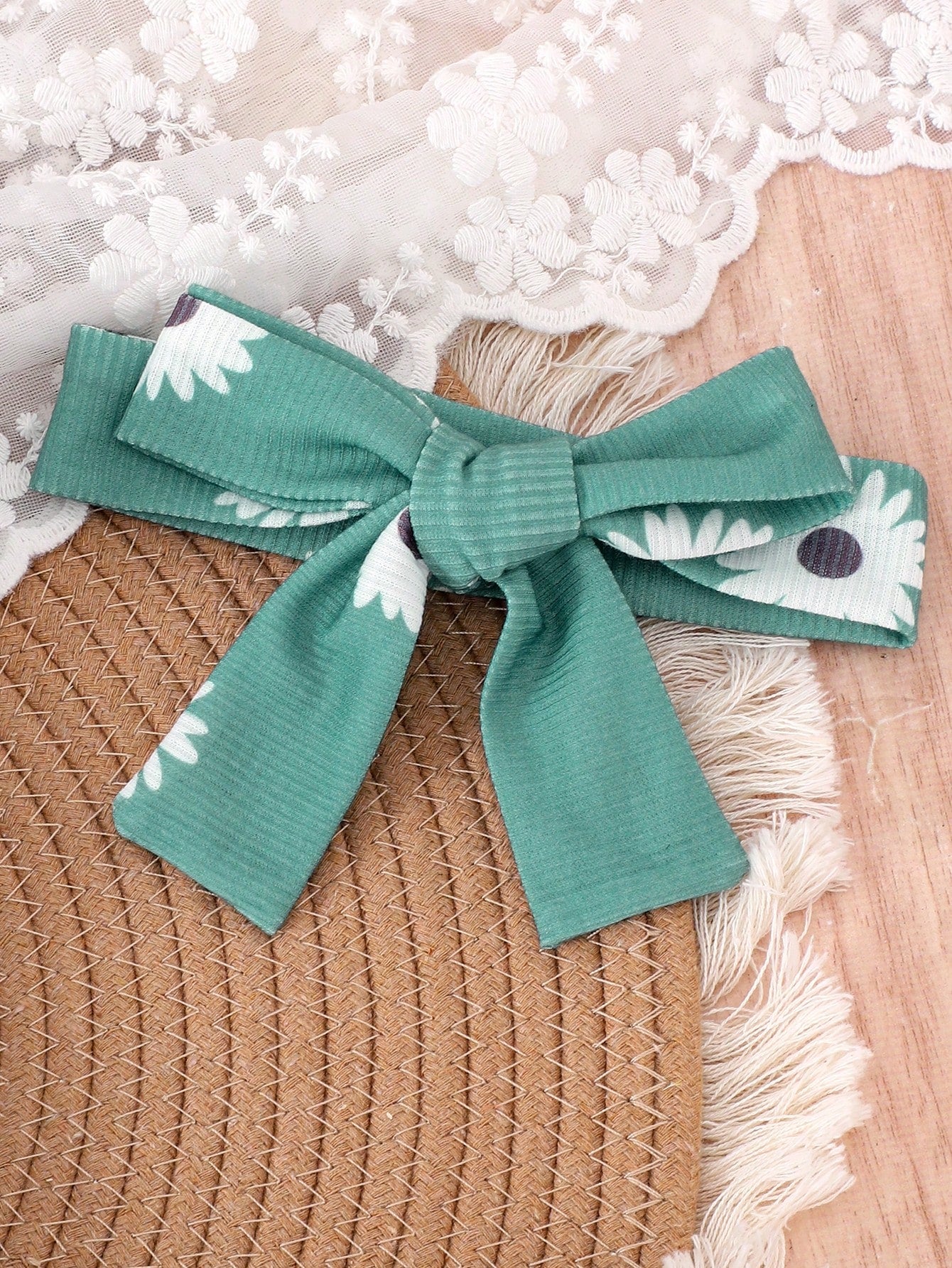 2pcs Baby Girl Cute Print Thin Romper And Shorts With Headband Set, Summer