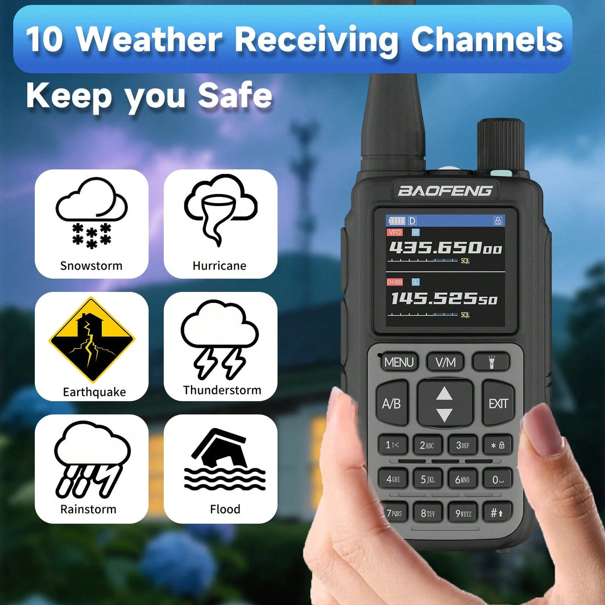 2pcs BAOFENG MINI 5 Lightweight Walkie Talkie Set, Extra 701 Antenna*2, 7-Color Antenna Rings, Electronic Outdoor Communication Device, Portable And Easy To Carry, Suitable For Fishing, Hiking, Hotel