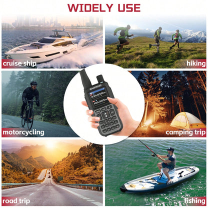 2pcs BAOFENG MINI 5 Lightweight Walkie Talkie Set, Extra 701 Antenna*2, 7-Color Antenna Rings, Electronic Outdoor Communication Device, Portable And Easy To Carry, Suitable For Fishing, Hiking, Hotel