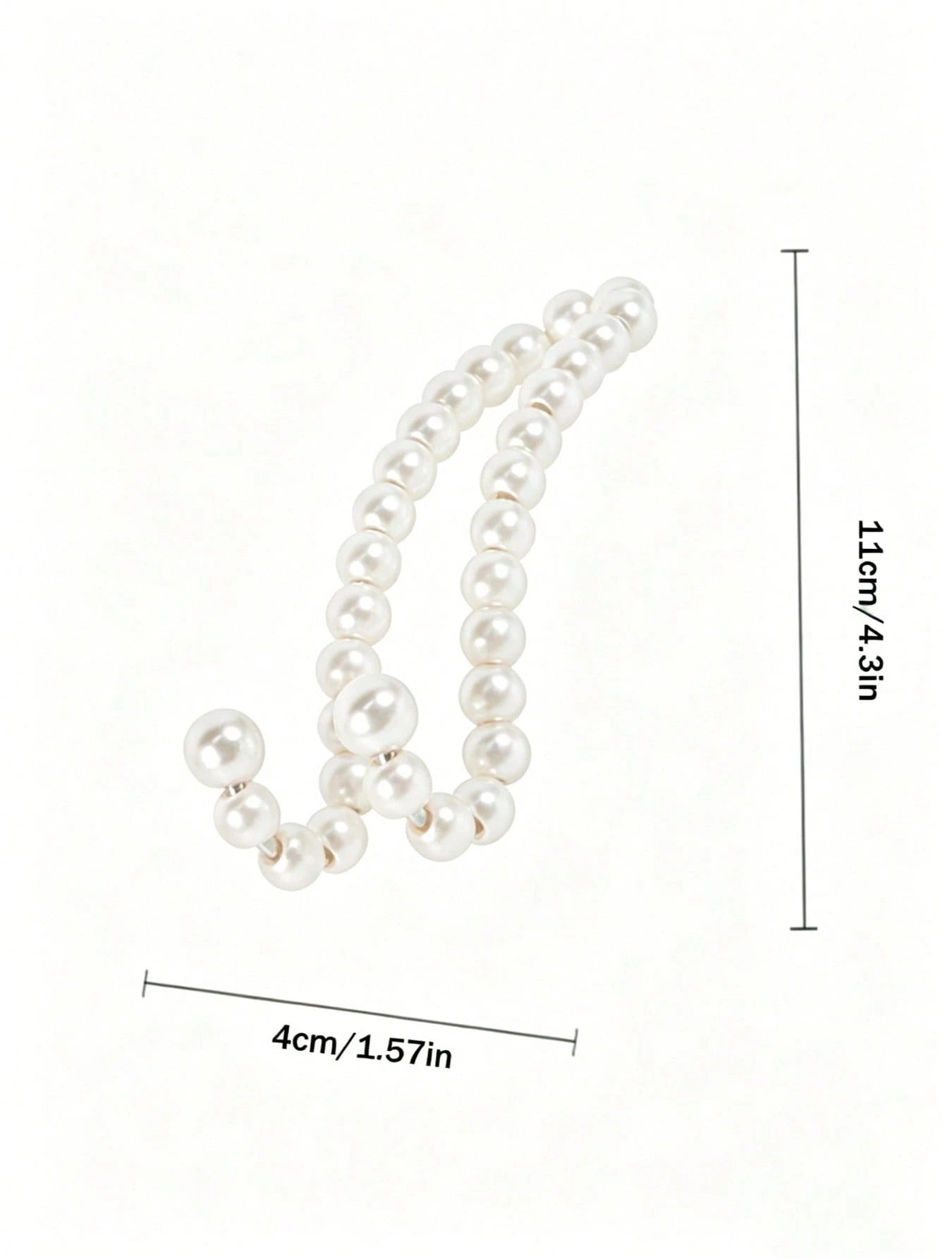 2pcs Car Seat Backrest Hooks, Car Interior Pearl Storage Hooks, Suitable For Rear Seats