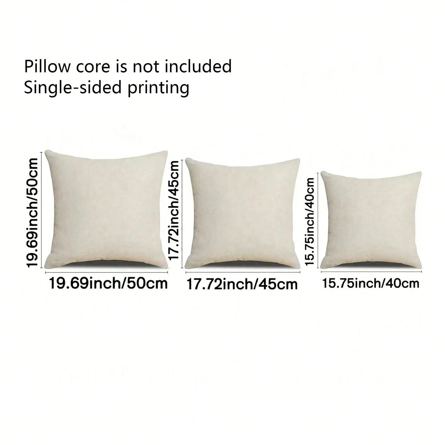 2pcs Floral Patterned Pillow Covers, Blue, Gray, Grayish Brown, Cream, Indoor Decor, Outdoor Farmhouse Style, For Sofa, Bed, Cushions, Single-Sided, Inserts Not Included