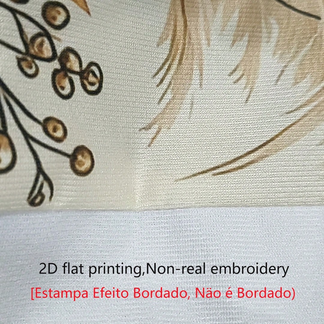 2pcs Gentle Earth Tone Dried Flower & Reed Print Cushion Covers, Versatile Decorative Throw Pillowcases For Outdoor Patio Sofa, Suitable For Sofa, Bedroom; Only Pillowcase Pillow Insert Not Included 4