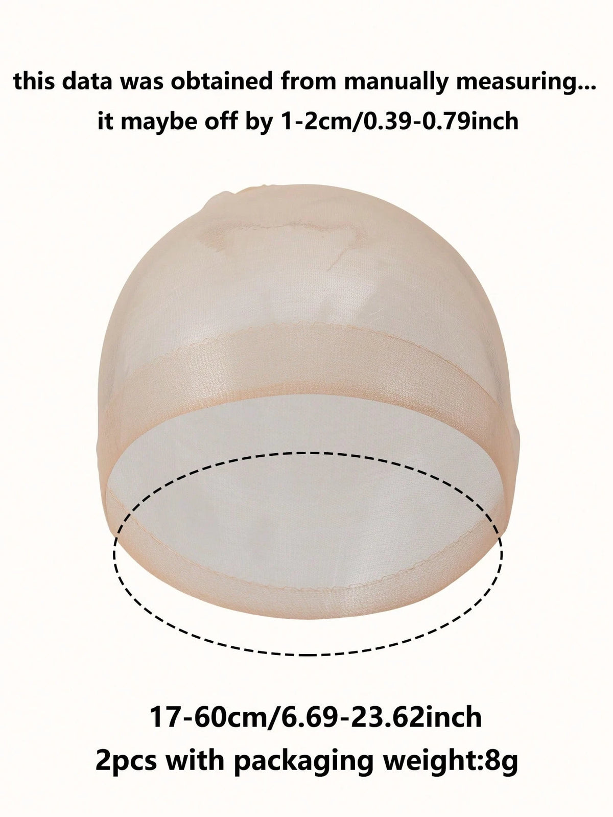 2pcs High Elasticity Wig Caps, Suitable For Everyday Wear