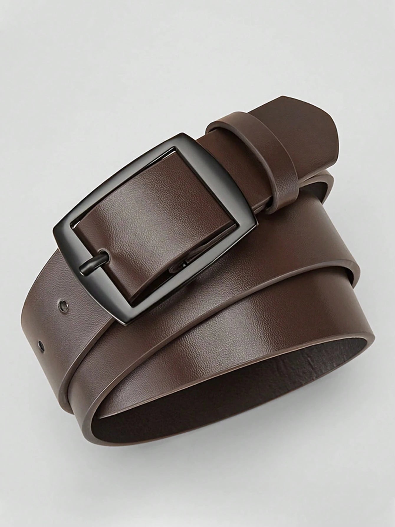 2pcs Luxury Fashion Men's Belt, PU Leather Material, Metal Buckle, Fits S Size And Above, Ideal Accessory Gift Suitable For Teenagers, Young Men, Casual, Outdoor, Sports, Vacation, Graduation, Birthda