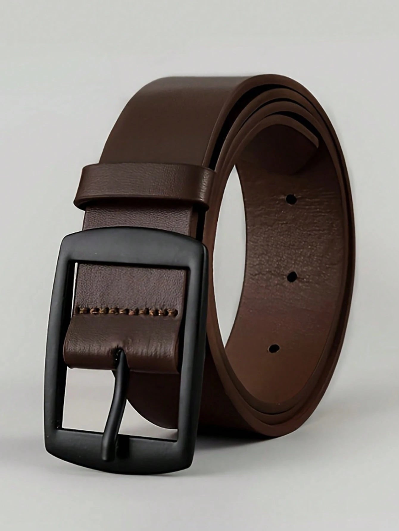 2pcs Luxury Fashion Men's Belt, PU Leather Material, Metal Buckle, Fits S Size And Above, Ideal Accessory Gift Suitable For Teenagers, Young Men, Casual, Outdoor, Sports, Vacation, Graduation, Birthda