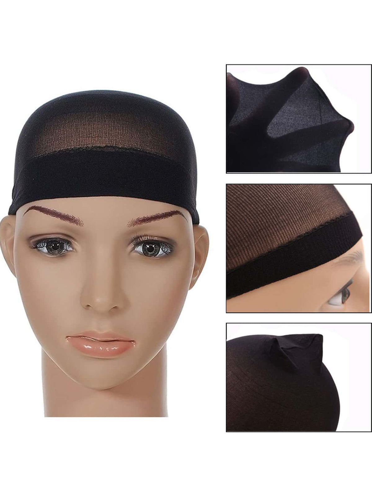 2pcs Mesh Wig Cap