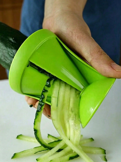2pcs Multifunctional Spiral Vegetable Peeler/Slicer- Suitable For Potatoes, Carrots, Radishes And Other Kitchen Accessories, Home Kitchen Accessories, Kitchen Decor, Kitchen Accessories, Kitchen Supp