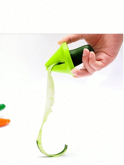 2pcs Multifunctional Spiral Vegetable Peeler/Slicer- Suitable For Potatoes, Carrots, Radishes And Other Kitchen Accessories, Home Kitchen Accessories, Kitchen Decor, Kitchen Accessories, Kitchen Supp