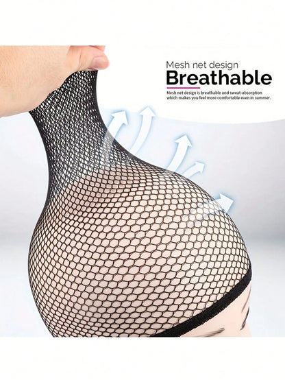 2pcs Open-End Wig Caps, Mesh Wig Caps, Woven Wig Nets For Women