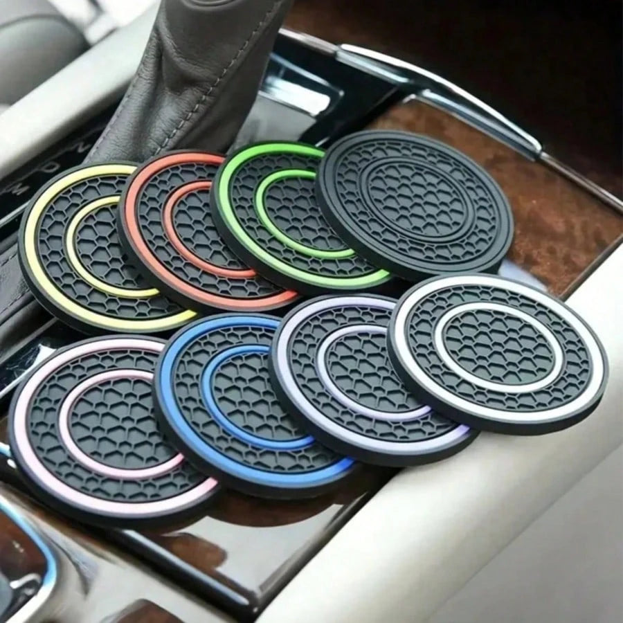 2pcs Premium Rubber Car Cup Holders, Anti-Slip Anti-Dust Easy To Clean, Universal Car Cup Holder Accessories