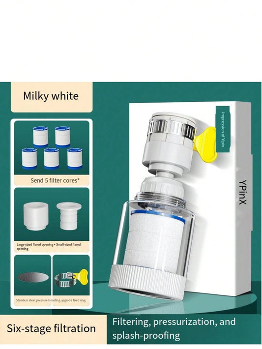 3/2/1pc 360° Rotating Faucet Filter- Water Purifier Accessory, Leak-Proof Filtration Function. Can Remove Impurities From Water, Suitable For High Flow Use, Easy Installation, Applicable To Kitchen