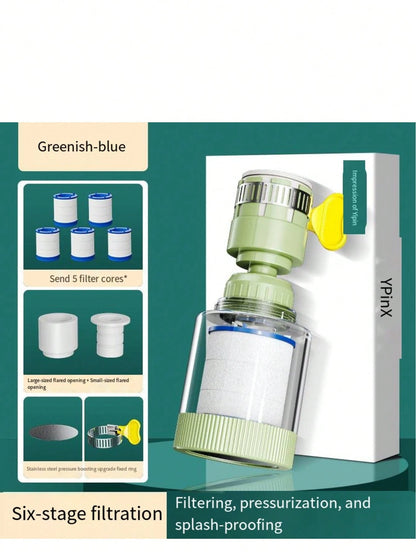 3/2/1pc 360° Rotating Faucet Filter- Water Purifier Accessory, Leak-Proof Filtration Function. Can Remove Impurities From Water, Suitable For High Flow Use, Easy Installation, Applicable To Kitchen