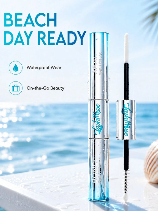 3/2/1PCS 10ml 2-In-1 Lash Bond & Seal Eyelash Glue For Cluster & Individual Lashes, Waterproof Long-Lasting Eyelash Extension Adhesive, Strong Hold DIY Lash Extension Glue For At-Home Use, Fast-Drying
