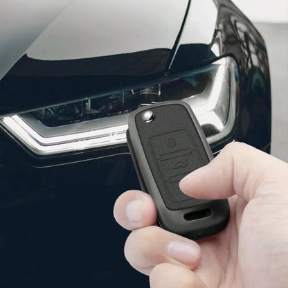 3 Buttons For VW Polo Tiguan Golf Jetta Beetle Eos Scirocco Up Transporter Sharan Zinc Alloy Car Key Case Cover Protector Holder Shell Fob