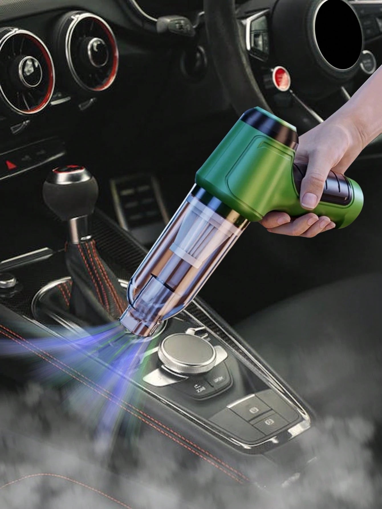 3-In-1 Wireless Handheld Car Vacuum Cleaner, High Power Vacuum And Blower, Portable Mini Handheld Vacuum Cleaner For Car And Home, Gift, Auto Accessories (2400mAh)