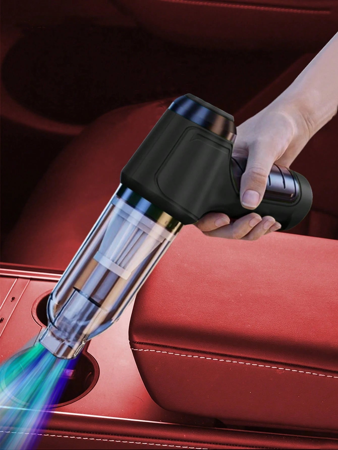 3-In-1 Wireless Handheld Car Vacuum Cleaner, High Power Vacuum And Blower, Portable Mini Handheld Vacuum Cleaner For Car And Home, Gift, Auto Accessories (2400mAh)