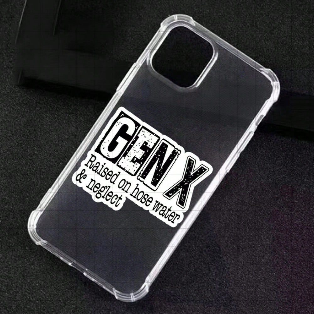 3-Inch "Gen X Raised On Hose Water And Neglect Sticker- Funny And Relatable Generational Humor Vinyl Sticker For Laptops, Notebooks, Water Bottles, Office Desks, Personal Spaces, And Humor Zones| Gr