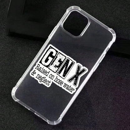 3-Inch "Gen X Raised On Hose Water And Neglect Sticker- Funny And Relatable Generational Humor Vinyl Sticker For Laptops, Notebooks, Water Bottles, Office Desks, Personal Spaces, And Humor Zones| Gr