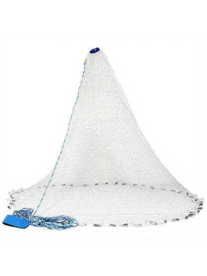 3 Meters/10 Feet Fishing Net Bait Easy To Throw, Hand Thrown Strong Nylon Net Fishing Net