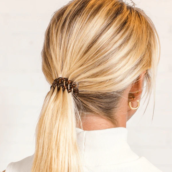3 pack Hair Ties Large Tortoise