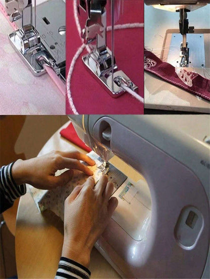 3 Piecesrolled Hem Presser Foot Set 3/4/6mm, Can Create Neat And Perfect Hems, Narrow Hem Presser Foot Set, Suitable For All Low-Shank Singer, Brother, Babylock, Euro-Pro, Janome, White, Elna Sewing M