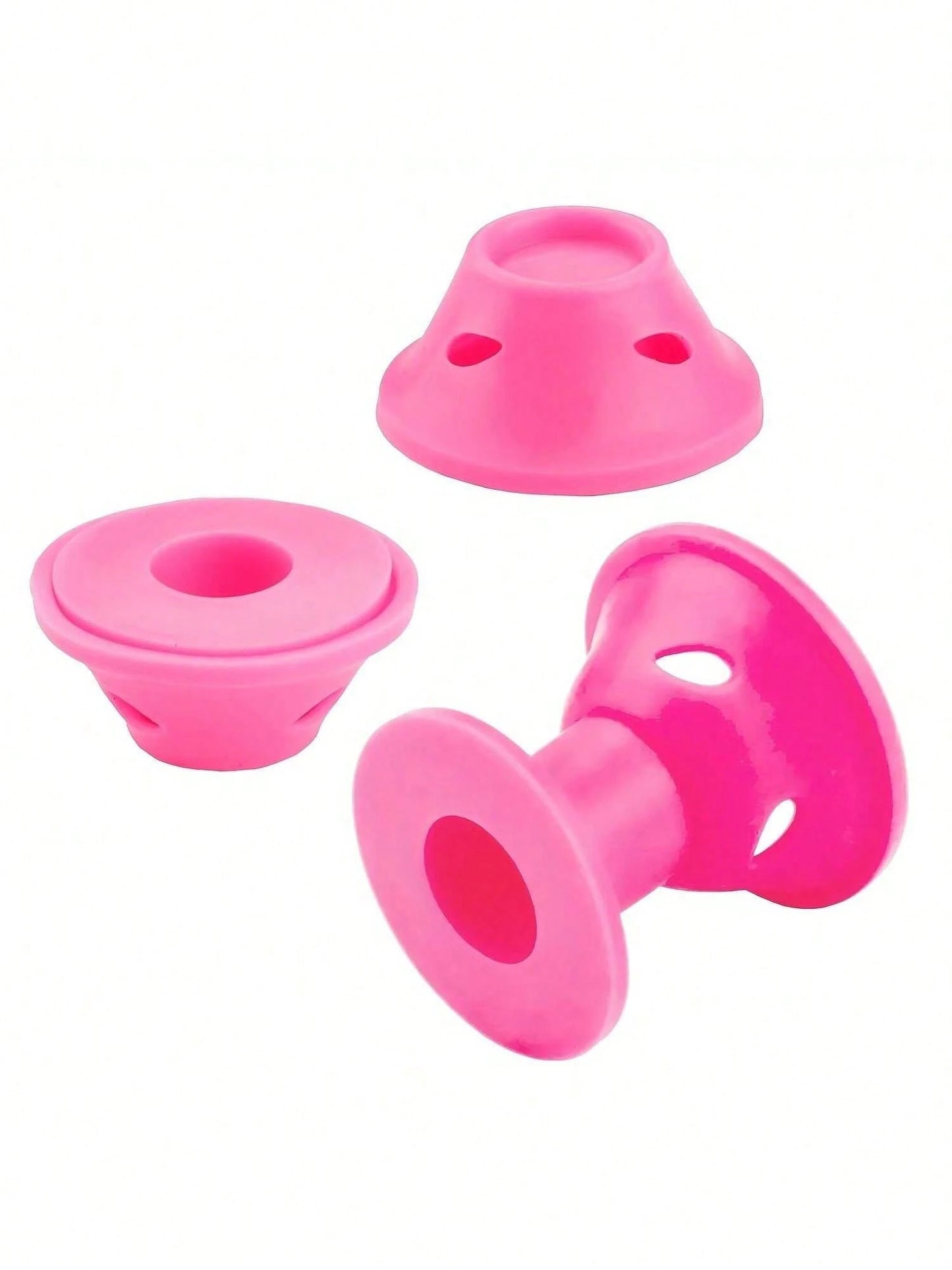 30/20/10/1pc Pink And Blue Silicone Curlers, Designed For Heat-Free Styling, Compact And Portable, Easy To Use, Can Create Natural Curls And Airy Bangs, Suitable For Short To Medium-Length Hair, Bathr