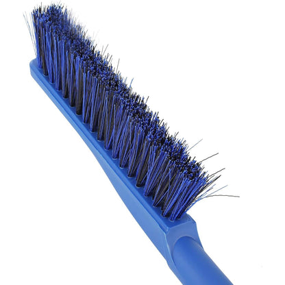 35-Inch Snow Brush And Ice Scraper (Blue)- Heavy-Duty For Cars, Trucks & SUVs Winter Windshield Cleaning
