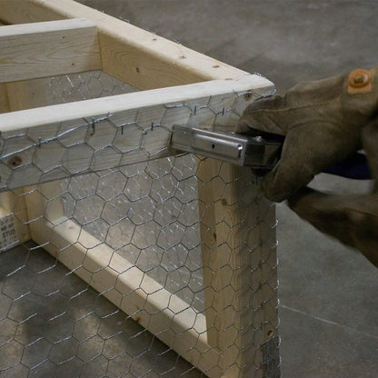 36" X 150ft Galvanized Chicken Wire Roll- 2 Inch Hexagonal Mesh, Woven Steel Wire For Garden Fencing, Chicken Coops, Plant Protection & DIY Crafts