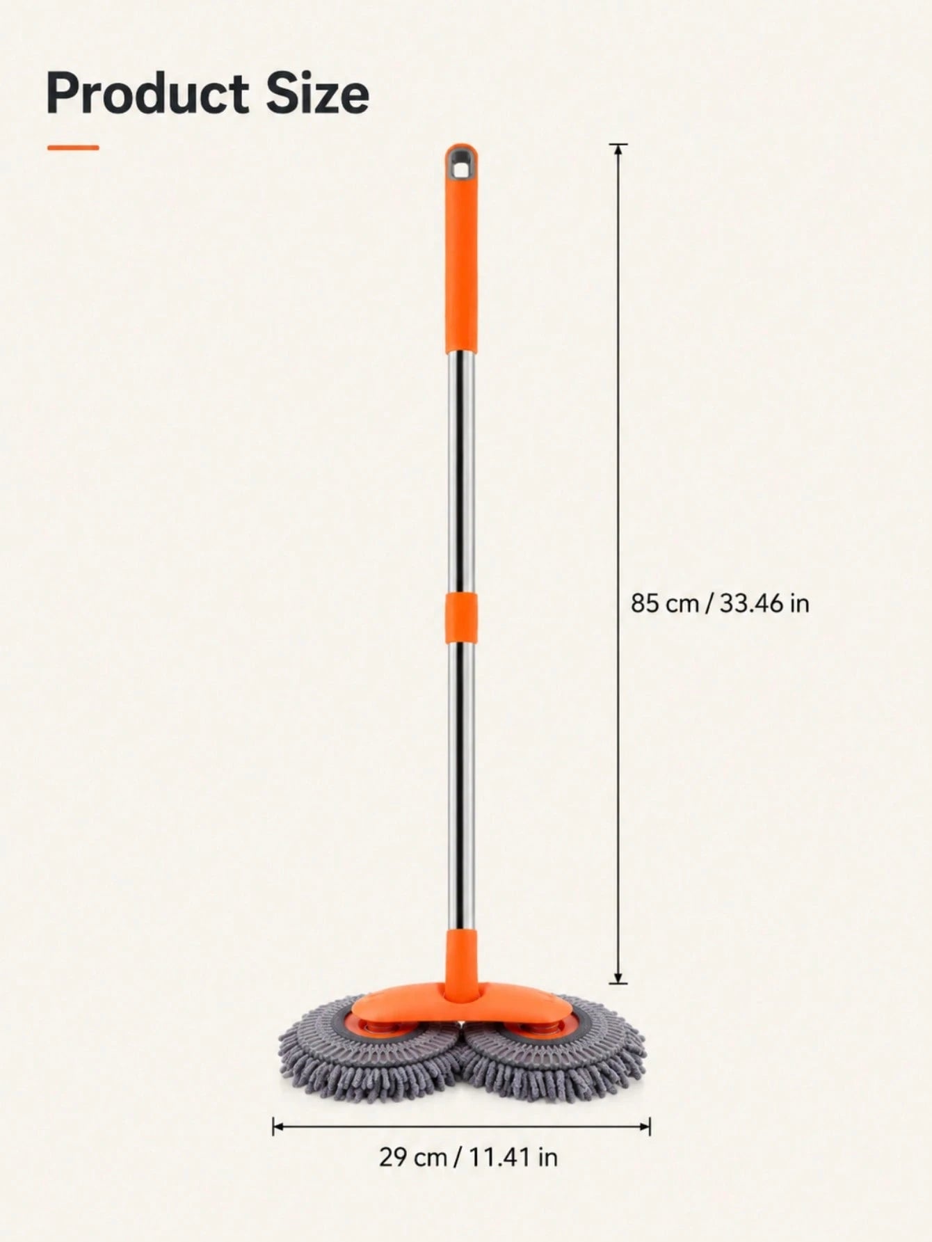 360-Degree Rotating Dual Head Car Wash Brush, Telescopic Long Handle Microfiber Car Wash Mop, Portable Windshield Cleaning Brush, Universal RV Accessory, Soft Absorbent Tool For Car Window, Van, Campe
