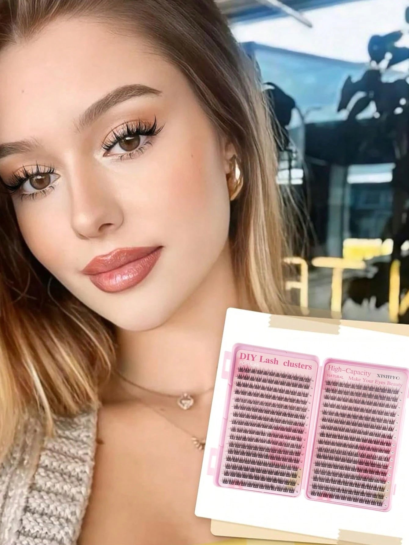 384pcs Single Eyelash Extensions, Eyelash Book, Cluster False Eyelashes, DIY Home Eyelash Extensions, Cluster False Eyelashes, Single False Eyelashes, False Eyelashes, Natural Eyelashes Vs Dense Eyela