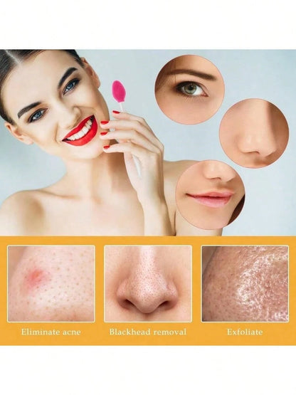 3pcs 5pcs 10pcs Random Color Lip Scrub Brush Double-Sided Silicone Exfoliating Tool Mini Soft ​Lip Brush Cleaner For Men Women Lightening Dark Lips Smoother Fuller Lip Appearance